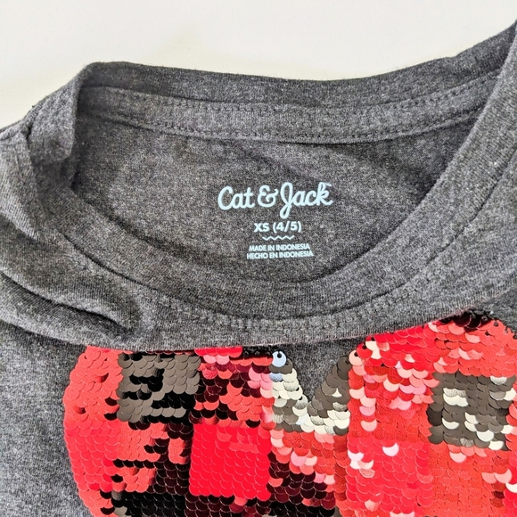 Cat & Jack Long Sleeve 'Heart/Loved' Top Bundle - Picture 5 of 16